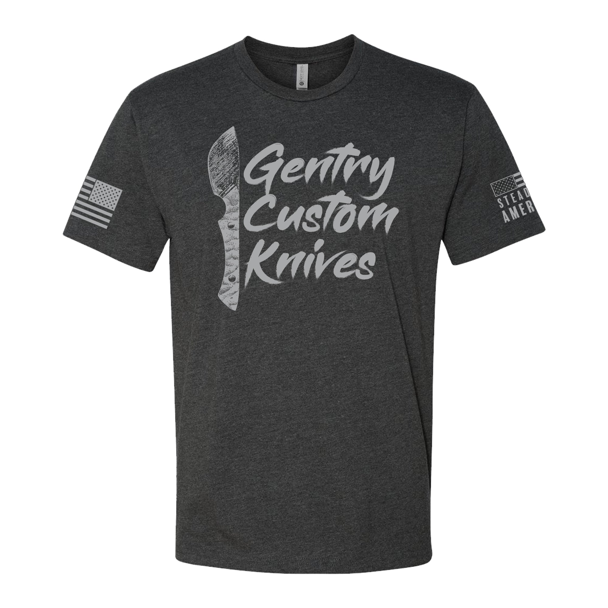 Steadfast American Gentry Custom Knives Pocket Muk T Shirt