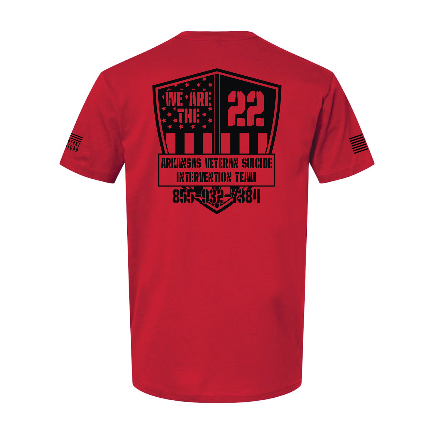 We Are The 22, Short Sleeve, Red