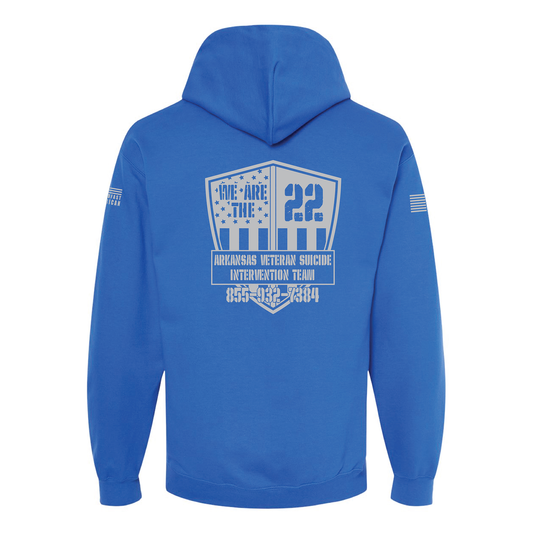 We Are The 22, SoftStyle Hoodie, Blue