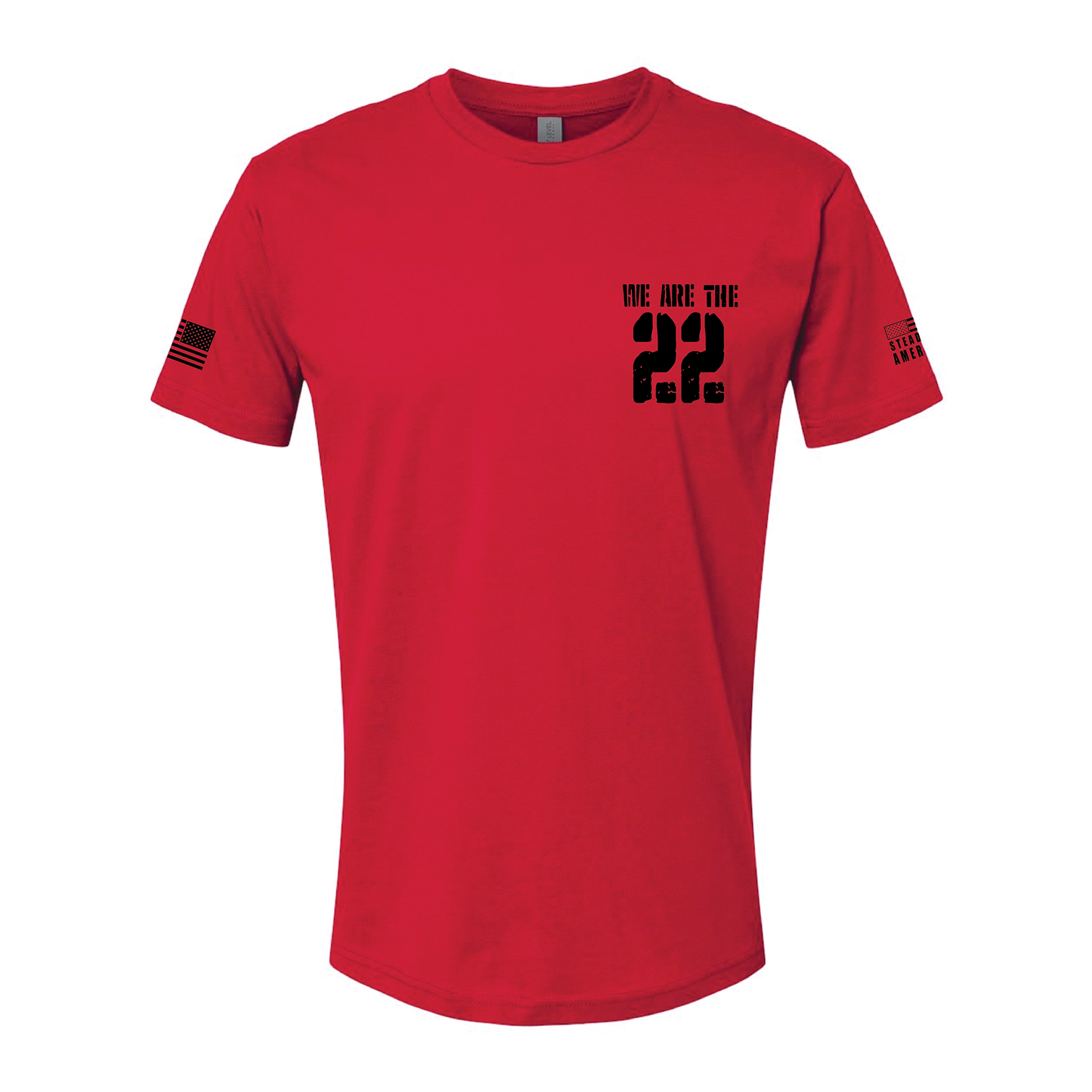 We Are The 22, Short Sleeve, Red