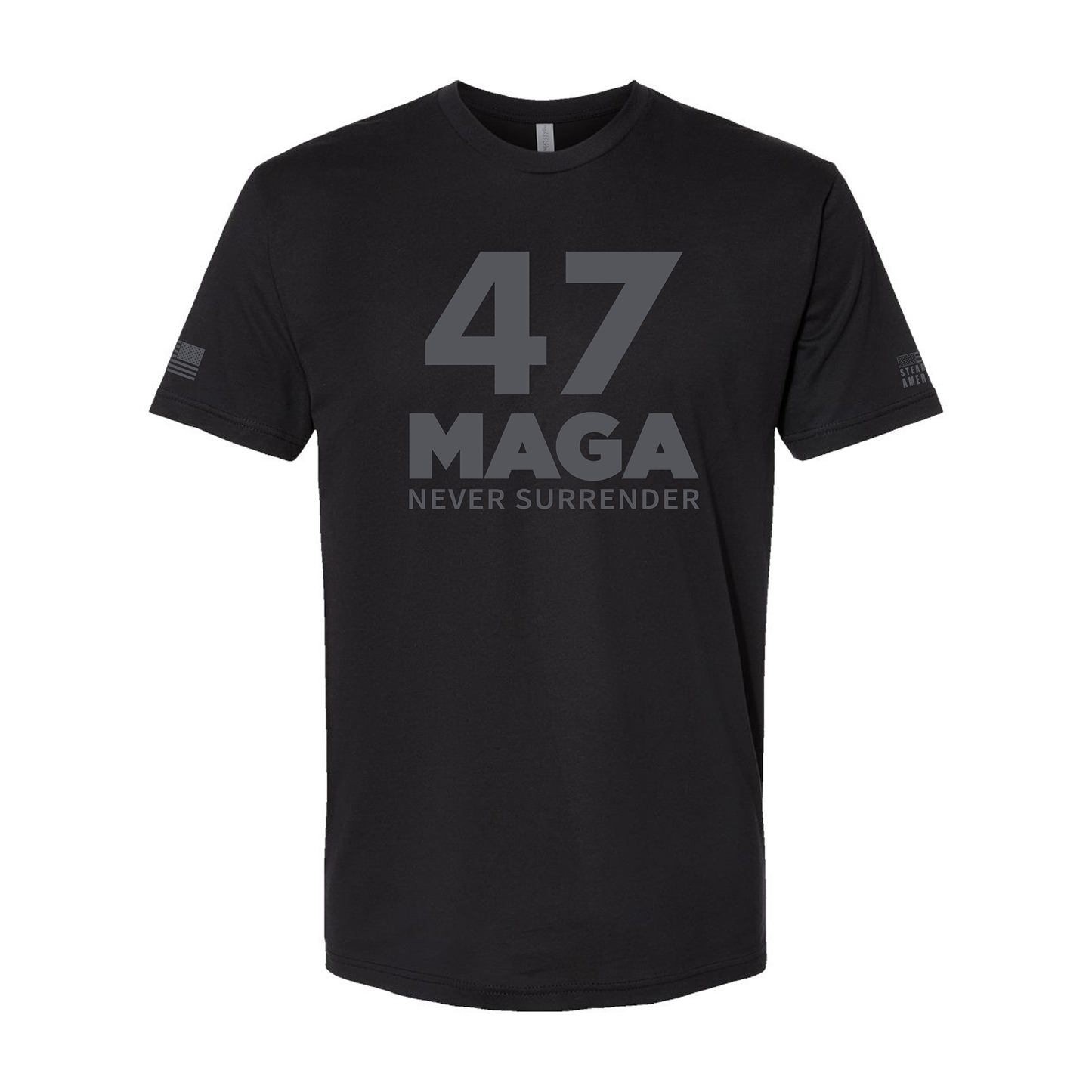 Dark MAGA 47 - Never Surrender T-Shirt