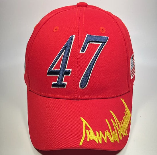 Trump 47 Cap, Red