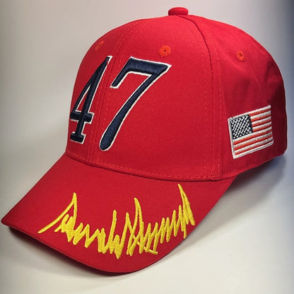 Trump 47 Cap, Red