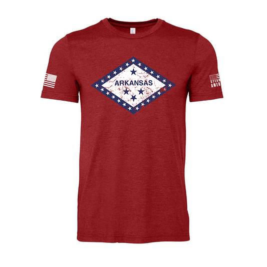 Arkansas Flag T-Shirt | Arkansas Flag Tee | Steadfast American