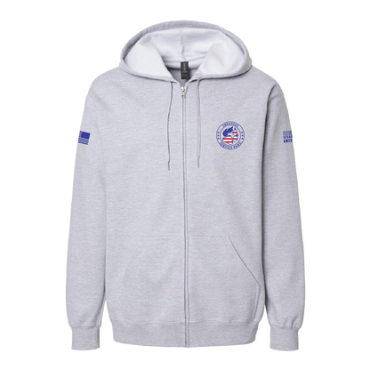 Arkansas Service Paws, SoftStyle Full-Zip Hoodie