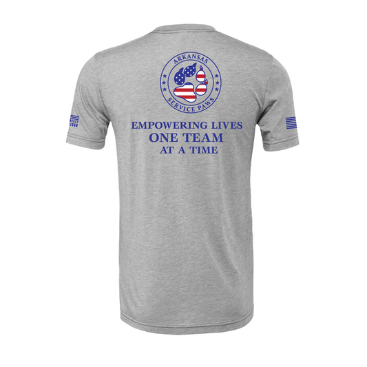 Arkansas Service Paws, Short Sleeve, Athletic Heather