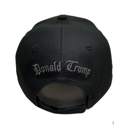 Gothic Dark MAGA Trump Cap, Black