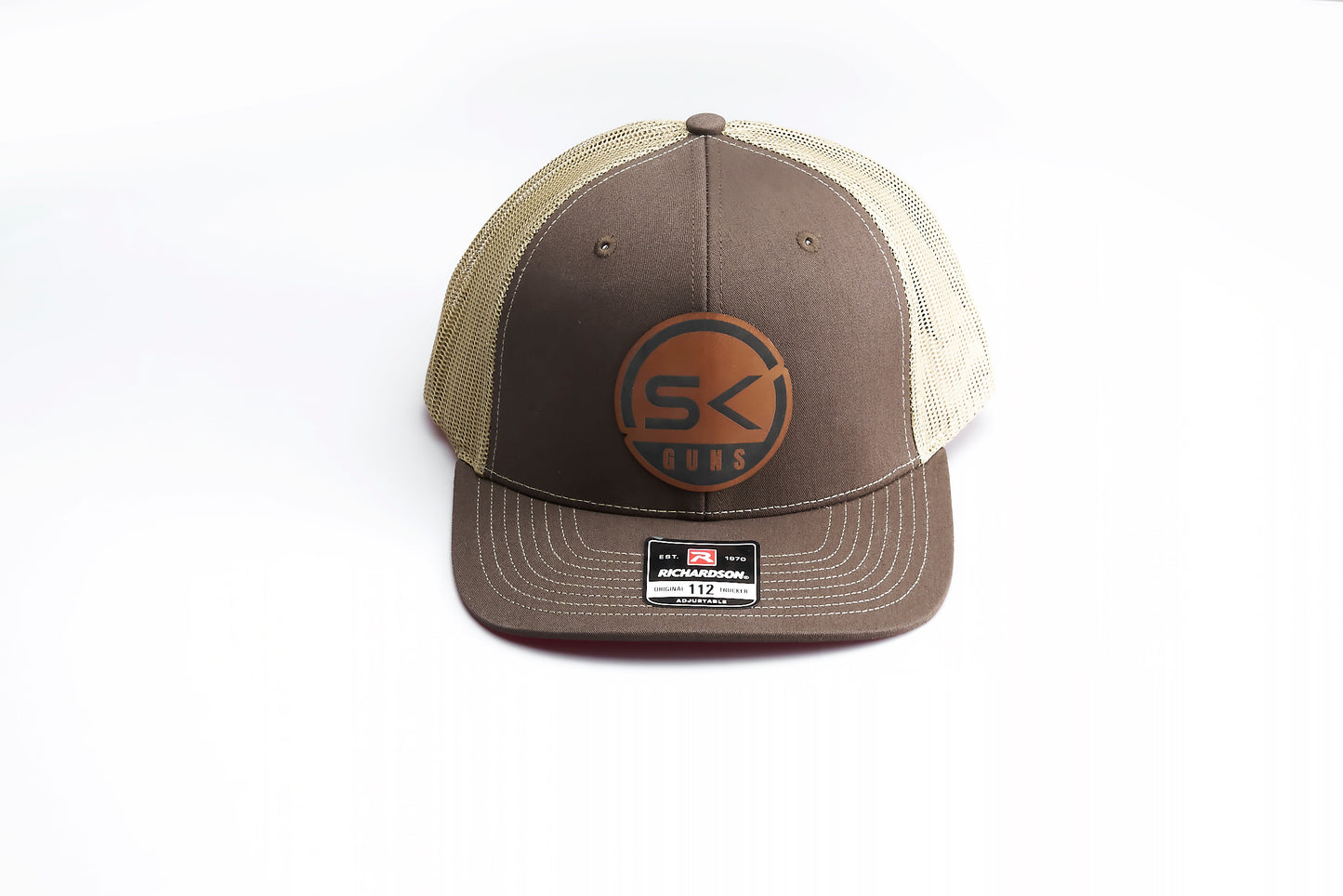 SK Guns Cap, Richardson 112, Leather Patch