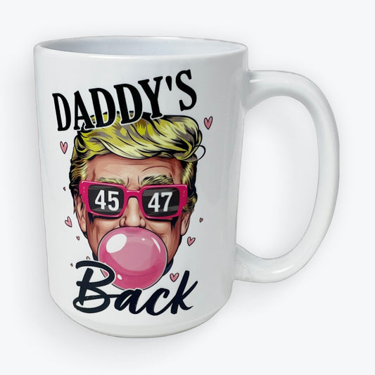 Daddy's Back 45/47 Coffee Cup, Ceramic, 15 oz.