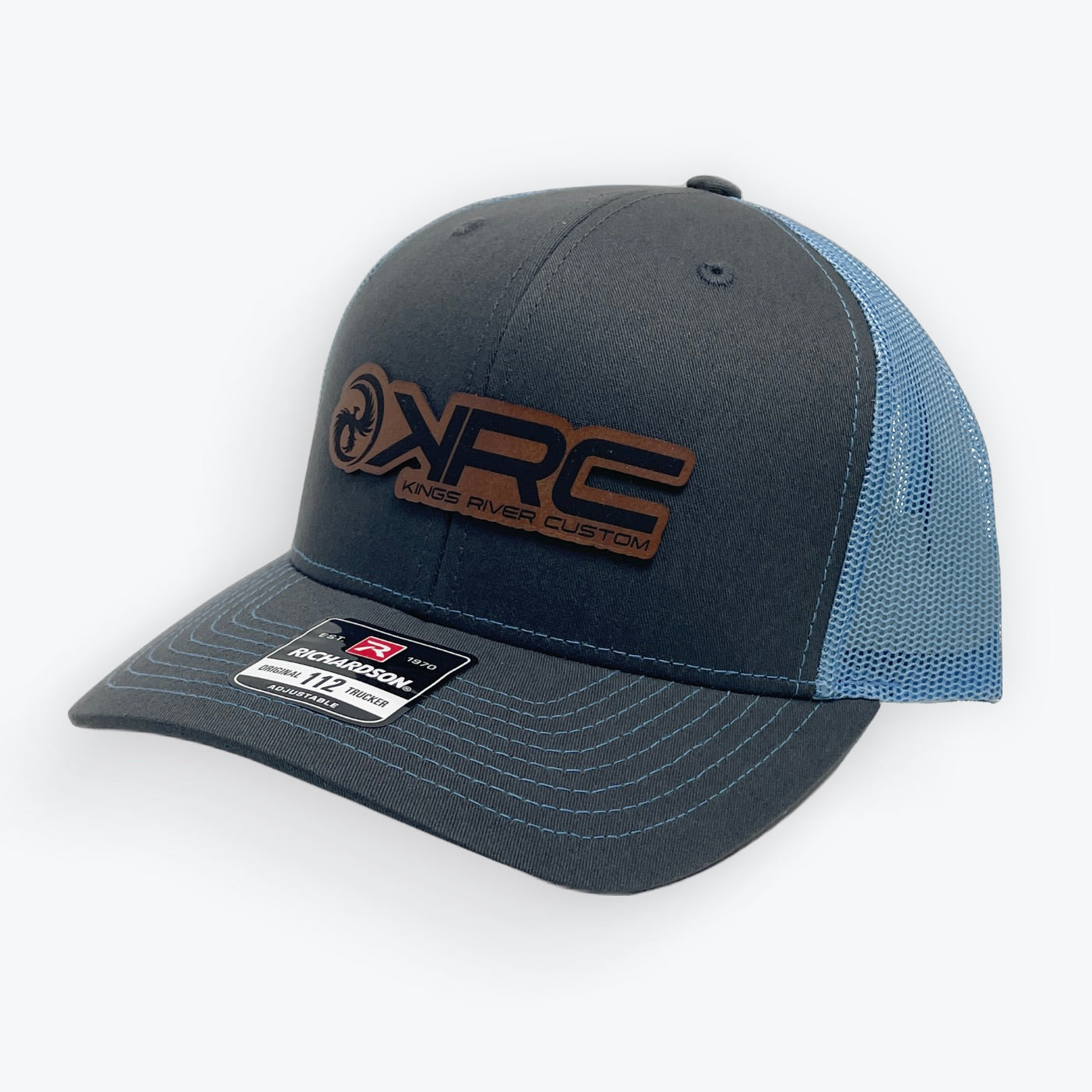 Kings River Custom Cap, Richardson 112, Leather Patch