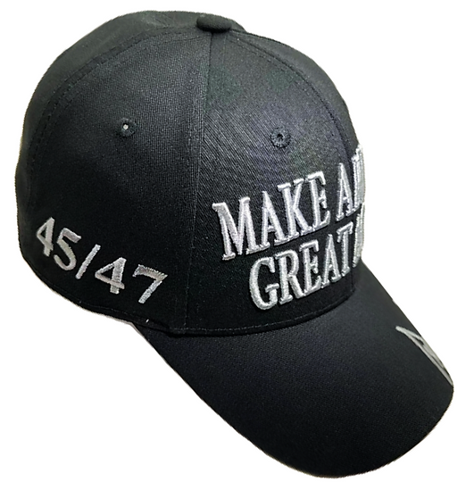 Dark MAGA Trump Cap, Black