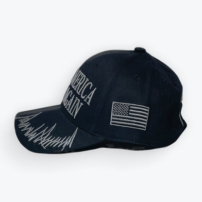 Dark MAGA Trump Cap, Black