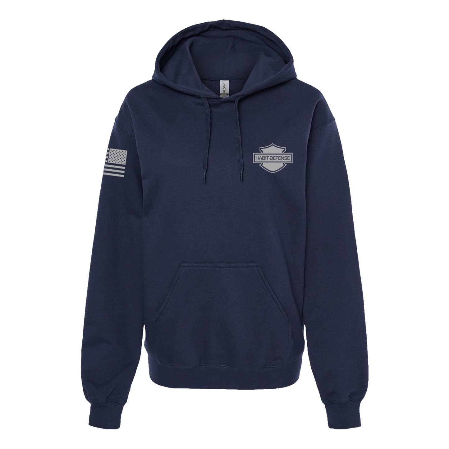 Habit Defense, Anti Violence Violence Club, SoftStyle Hoodie, Navy