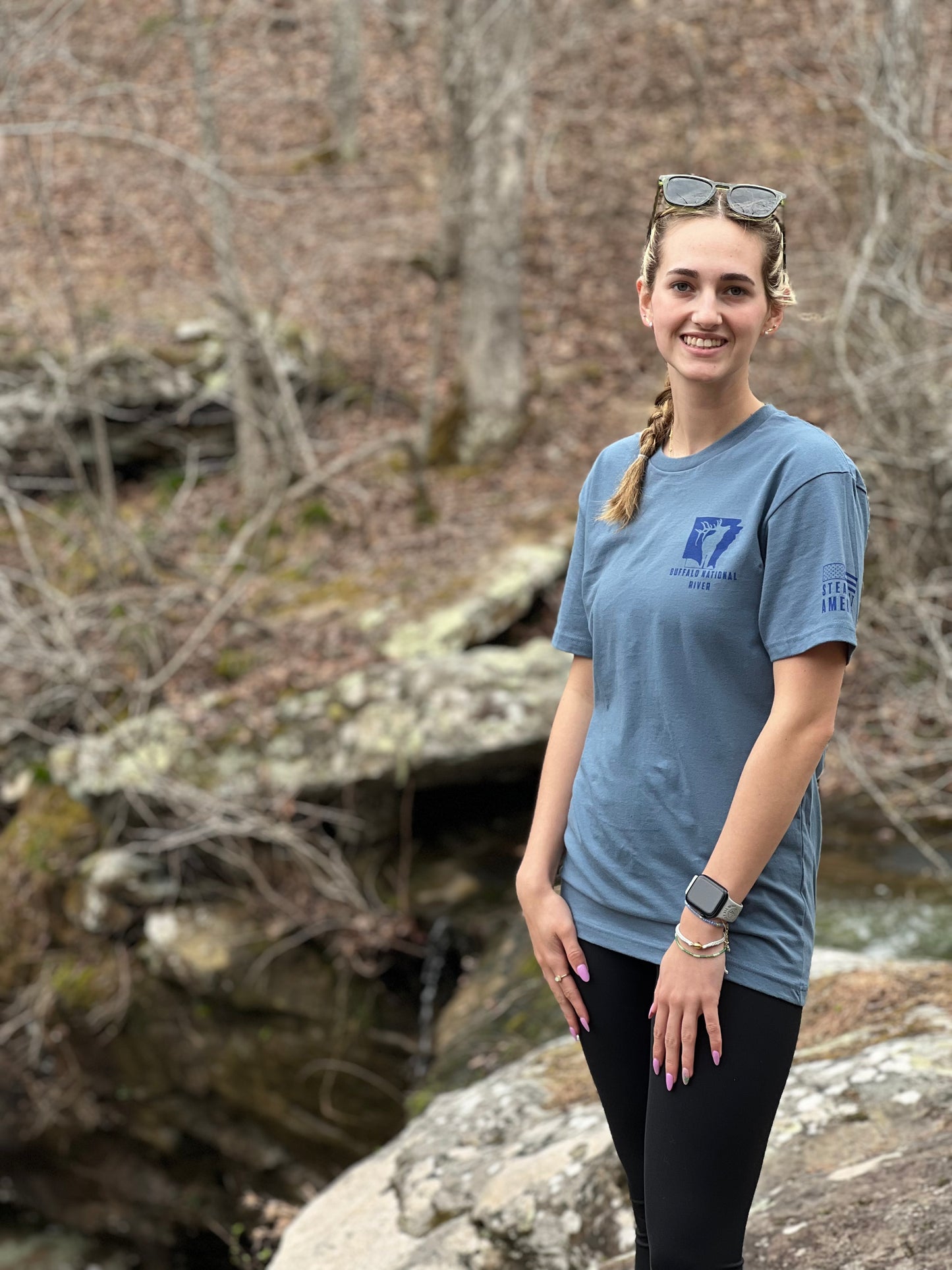 Buffalo National River, Kayak T-Shirt