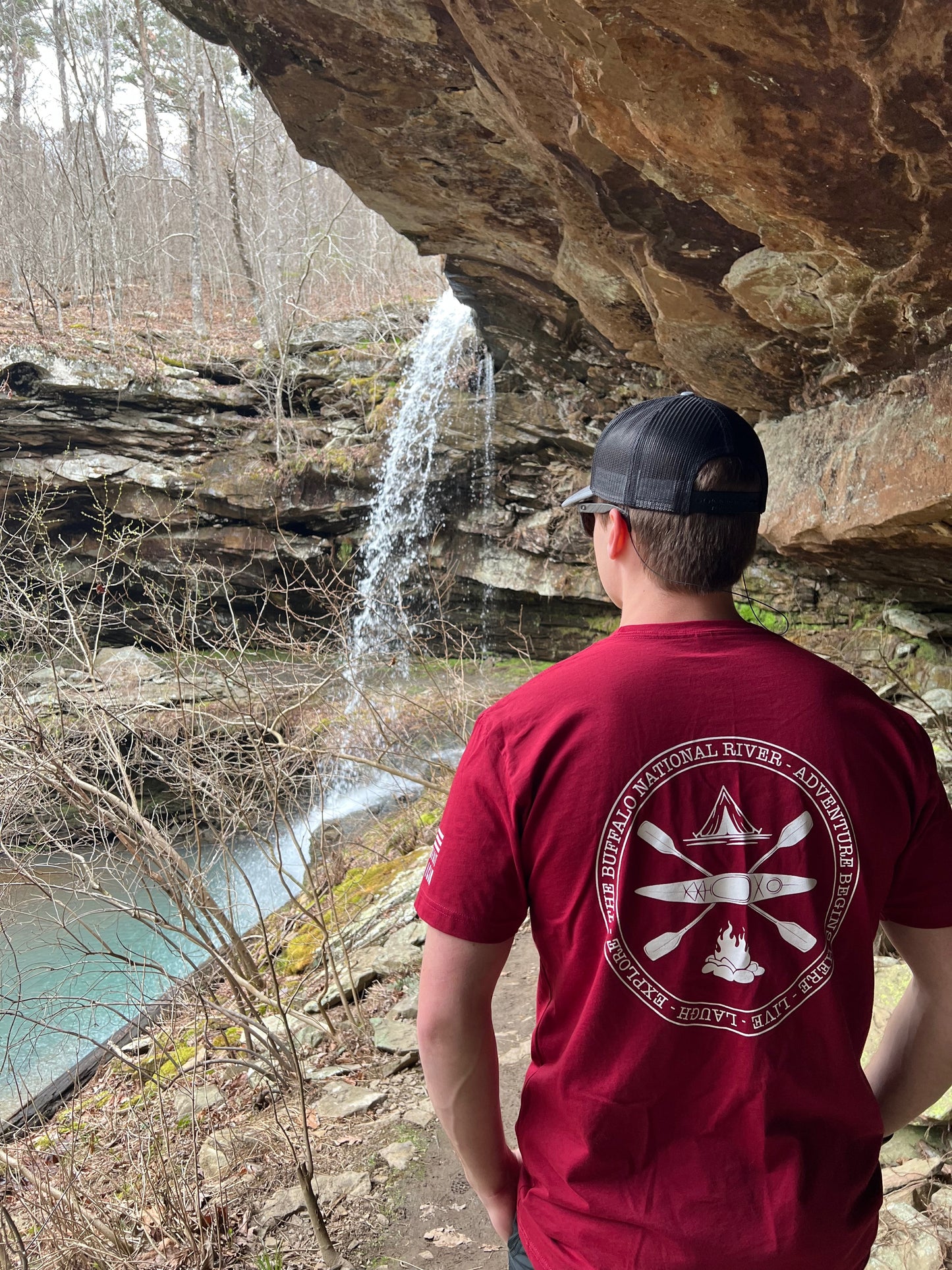 Buffalo National River, Kayak T-Shirt