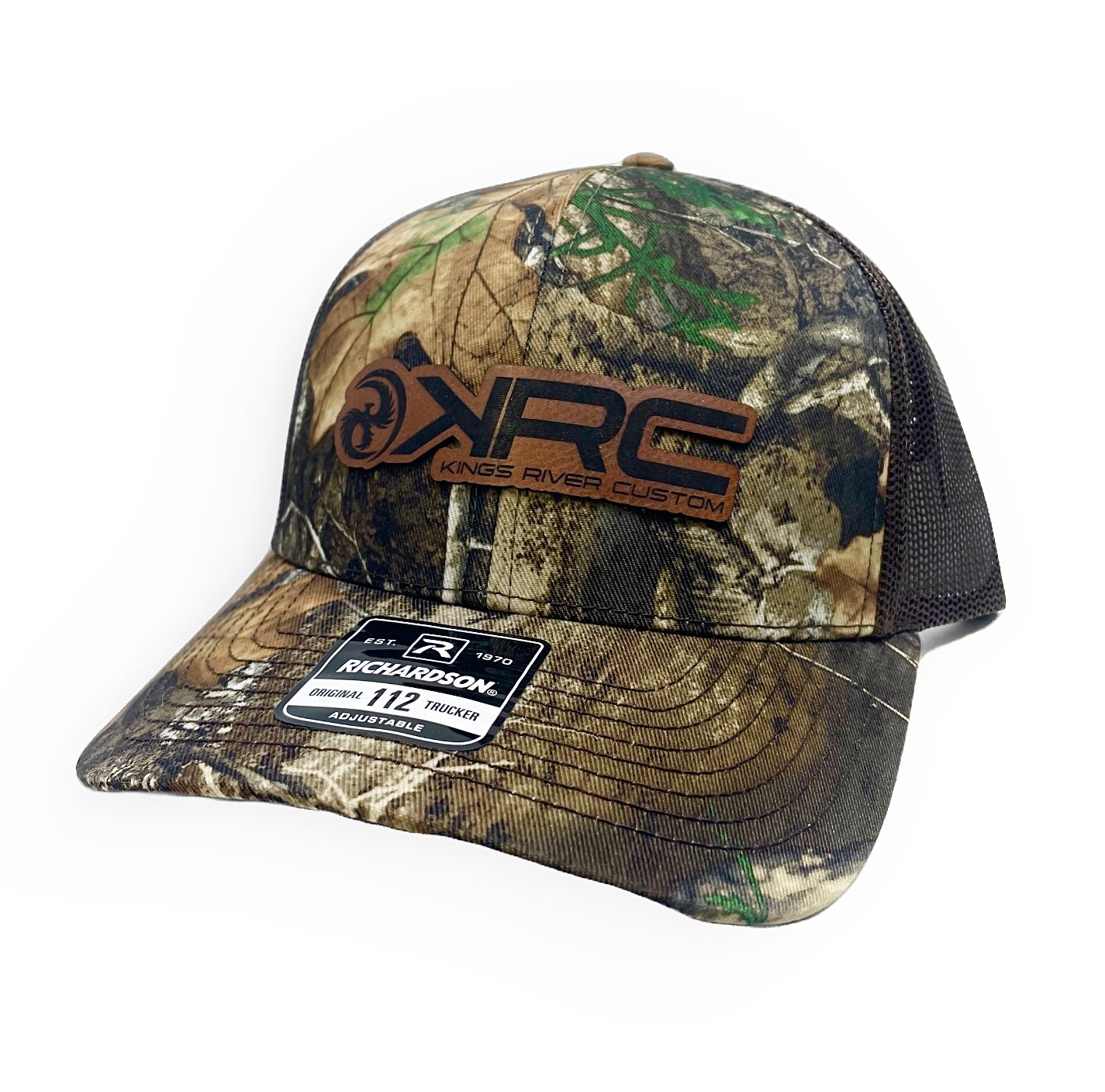 Kings River Custom Cap, Richardson 112P, Leather Patch