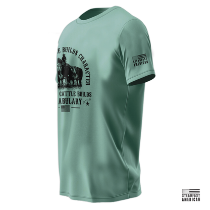 Working Cattle Builds Vocabulary T-Shirt