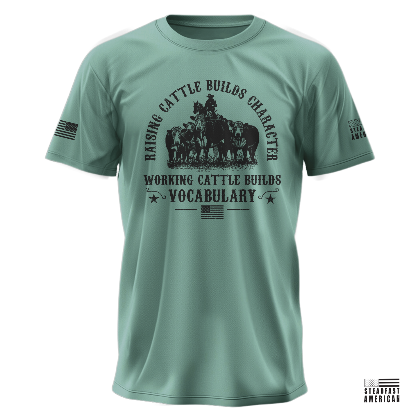 Working Cattle Builds Vocabulary T-Shirt