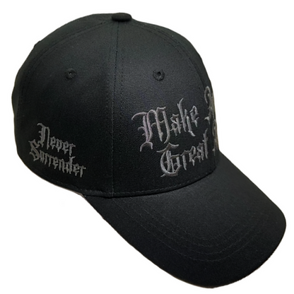 Gothic Dark MAGA Trump Cap, Black