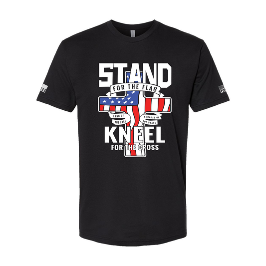 Stand For The Flag, Kneel For The Cross T-Shirt