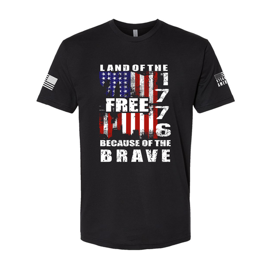 Land Of The Free Because Of The Brave T-Shirt